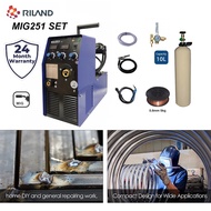 Riland MIG 251 (220A) Inverter Welding Machine c/w CO2 Gas Set