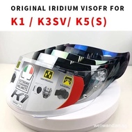 K5 Helmet Visor Shield for AGV K3SV K1 K5 K5S High Strength Sunscreen Capacete Windshield Uv-cut Len