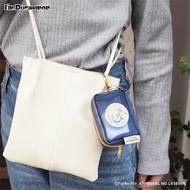 Japanese New Style Cartoon Cute Doraemon Small Cosmetic Bag Dorayaki Gauze Clutch Summer Storage Bag