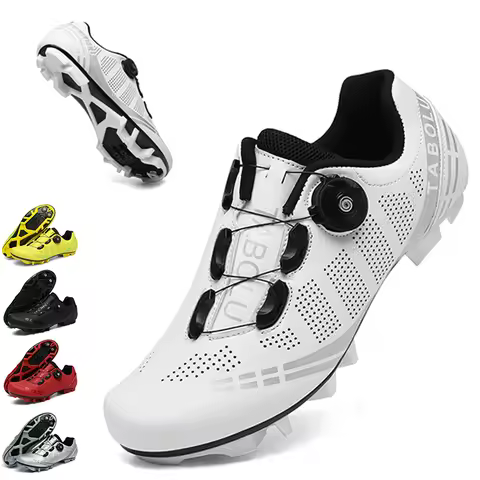 Unisex Cycling Shoes Breathable SPD Road Cycling Shoes Professional MTB Mountain Cycling Shoes Lockl