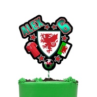 WALES FOOTBALL CAKE TOPPER