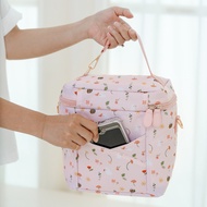 MULTI USE INSULATED CARRIER BAG - FLORAL BUNNY