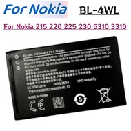 New Battery BL-4WL 1150mAh Battery For Nokia 215 220 225 230 5310 3310 Batteia