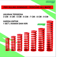 [ MERAH ] Per Suling Shock Depan Rebound Down size PCX ADV NMAX AEROX ALPHA