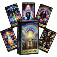 [Ready Stock] English 10.3 * 6cm Rainbow AI Tarot Board Game Game Card Tarot