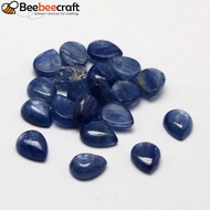 1pc Teardrop e/Cyanite/Disthene Cabochons 9x7x3-4mm