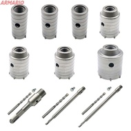 ARMARIO Hole Saw Set SDS Plus For Metal Alloy Cement Drilling Tool Carbide Tip Stone Tool Wall Hole 