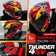 หมวกกันน็อค MT THUNDER 4 SV !!320SP #10 YAMANAKA G.RED M (57-58)