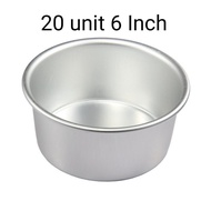 20 unit 6 Inch Round Fixed Cake Mould