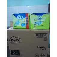 Dr P  Pants Value ( XL ) --8 bags x 8 pieces + 2 pieces per bag - 1 carton
