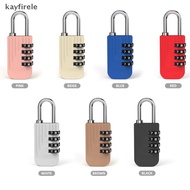 kayfirele Luggage Travel Digit Number Code Light Wavy Baking Paint Lock Combination Padlock Safe Loc