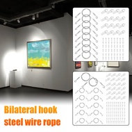 Picture Hanging Wire Kit Heavy Duty Picture Hanging Wire Set Includes Adjustable Wires 3 Hole D Ring