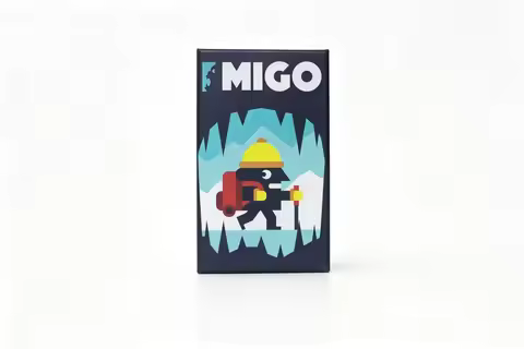 Migo Board Game 2 to 4 Players Strategy Game Travel-Friendly Family Card Game