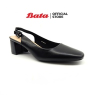 Bata บาจา รองเท้าแบบสวมรัดส้น สำหรับผู้หญิง รุ่น GISELA สูง 2 นิ้ว สีดำ รหัส 6516870