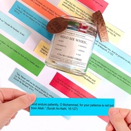 Quran Verse Jar Spiritual Comfort Verses Prayer Bottle Creative Every Emotional Scripture Jars For C