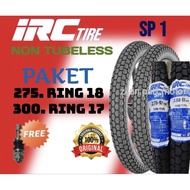 IRC SP 1 Tubeless Tubeless Tire Package Ring 17 (275.17 + 300.17) FREE VALVE
