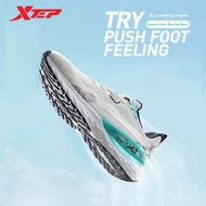 XTEP Dynamic Foam Running Shoes Men Shock Absorbing Lightweight Casual Black Shoes