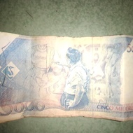 uang kuno brazil 5000