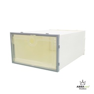 Abbaware Transparent Shoe Box Superclear/ Kotak Kasut /Stackable Shoes Rack/ Shoe Storage Box/ Shoe Cabinet/ Rak Kasut