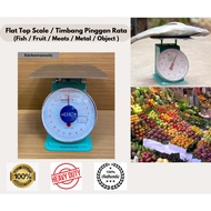 Flat Scale Commercial Mechanical Weighing Scale Analog Scale Timbang Penimbang 20kg