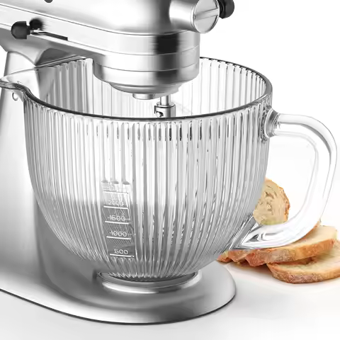KA Tilt-Head Bowl,4.5-5QT,Compatible with Kitchenaid Artisan 5KSM125, 5KSM150, 5KSM175, 5KSM7580, KS
