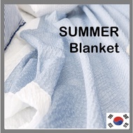 [COMET.H] Seersucker SUMMER BLANKET 2COLOR modern blanket MADE IN KOREA queen size SUMMER BEDDING SU