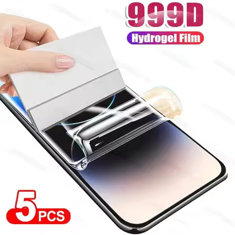 5Pcs Hydrogel Film For Oppo A94 A95 A74 A96 A54 A73 5G 4G Screen Protector For Oppo A76 A16K A16 A15