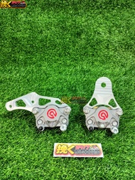 CALIPER SET 2POT FOR RAIDER 150 CARB / FI FRONT AND REAR WITH BRACKET