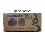 Acoustic AC-1281 Subwoofer Double Coil Ukuran 12 inch