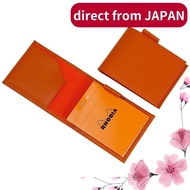 [GRAVITY] Notebook Cover Rhodia No. 11 Size Genuine Leather RHODIA Cow Leather MEMO Vertical (Green)