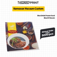 CUSTOM FOOD FOZEN PACKAGING CUSTOM VACUUM PLASTIC/ SIZE CAN BE REQUESTED