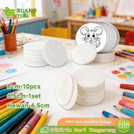 Foam Painting Set Sponge Paint 3D DIY Water Supply Painting Round Children's Toys