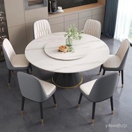 【TikTok】#Italian Stone Plate Dining Tables and Chairs Set Modern Simple Dining Table Household Mild Luxury Marble Househ