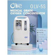 OLIVE Medical Grade Oxygen Concentrator, 5L/min