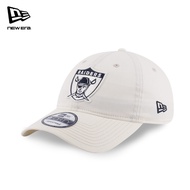 AF8 New Era 9FORTY Unstructured Oakland Raiders NFL Historic Chrome White Adjustable Cap
