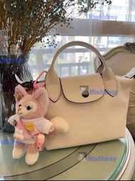Longchamp 龍驤小羊皮餃子包