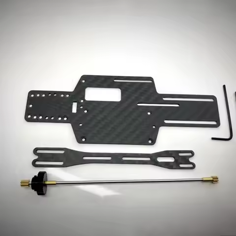 MOPIROEX Carbon Fiber Chassis Bottom Plate Adjustable Wheelbase 7 Wheelbases for Wltoys K989 K969 Up