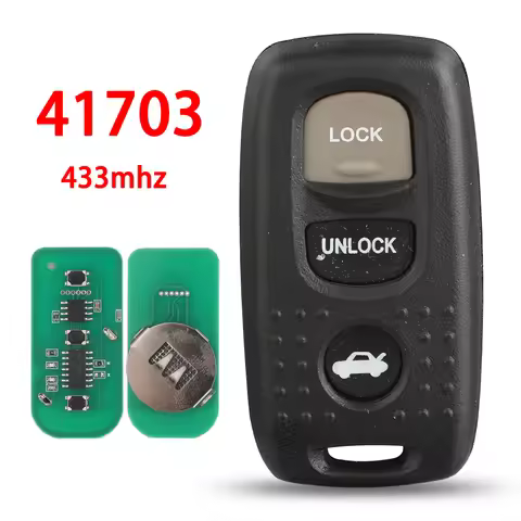 jingyuqin 41703 433MHz Remote Car Key For Mazda CX5 MX5 323 MK2.5 2000 2001 2002 2003 2004 2005 For 
