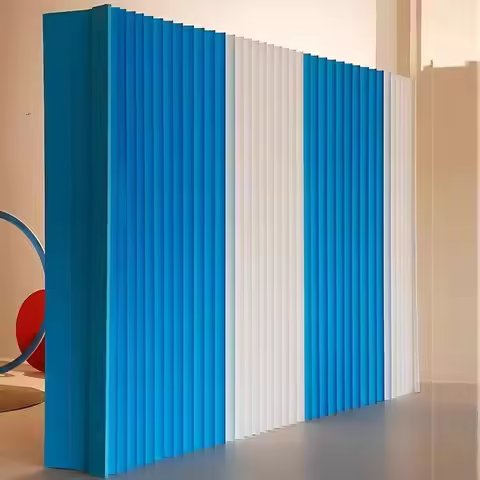 Color Customization Paper Room Divider Folding Screen Removable Wall Partition Waterproof Wall Divid