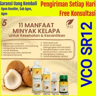 New SR12 VCO VICO CAIR 250 Ml/VIRGIN COCONUT OIL/MINYAK KELAPA MURNI