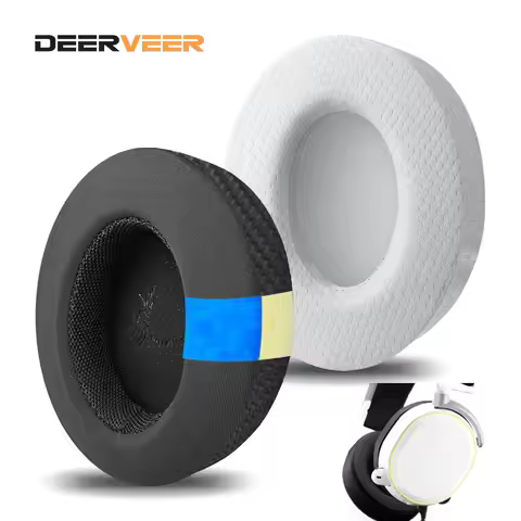 DEERVEER for Steelseries Arctis 3, 5, 7, 7X, 7P, 9, 9X, Pro Headphones Replacement Earpad Ear Pad Cu