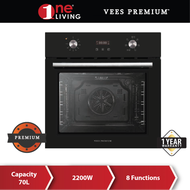Vees Premium Built-In Oven VBO-DIX6TD-70SS