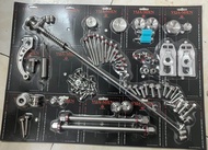 Ốc salaya full xe Wave RSX 1 càng kèm chống nghiêng