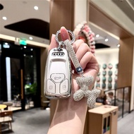 Soft TPU Car Remote Key Cover Case For Audi A3 A4 B9 A6 C8 A7 S7 4K A8 D5 S8 Q7 Q8 SQ8 E-tron 2018 2
