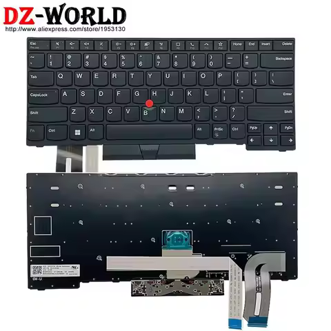 US English Keyboard For Lenovo Thinkpad E480 E485 E490 E495 T480S T14 Gen1 P14s Gen2 T490 T495 L380 