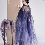 No. 5 Workshop Original Human Tour Made in Tang Embroidered Flower God Double-Layer Petal Sleeves Br
