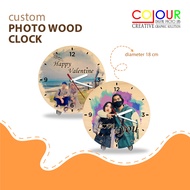 CUSTOM WOODEN CLOCK CUSTOM WOODEN CLOCK