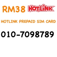 Hotlink Prepaid Sim Card 010-7098789