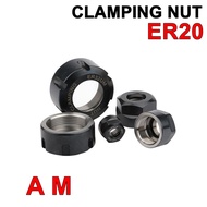 Nut Collet ER20 AM UM Clamping Chuck ER 20 Check Locking Arbor Cover