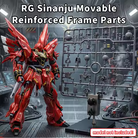 107 Model Kits 10712 Movable Reinforced Frame Modified Parts for RG Sinanju MSN-06S Details DIY Acce